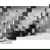 Mexen Lunar-F folding shower door left 120 cm, transparent, gun gray brushed - 836S-120-050-66-00-L