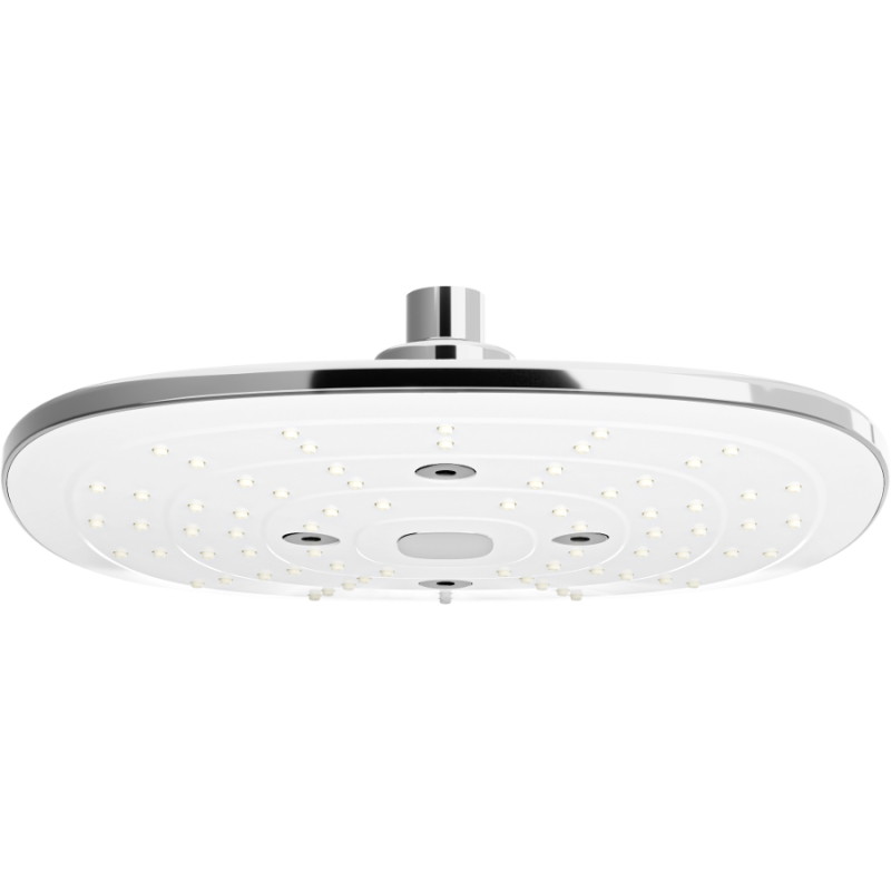 Mexen D-17 shower head 24x24 cm, chrome/white - 79717-02