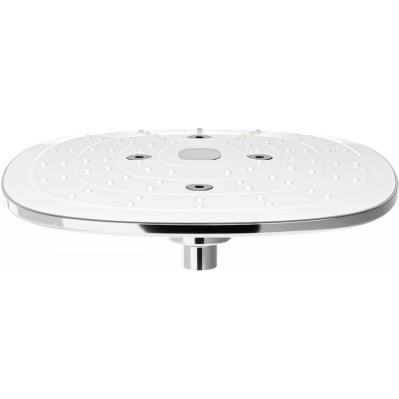 Mexen D-17 rain shower 24x24 cm, chrome/white - 79717-02