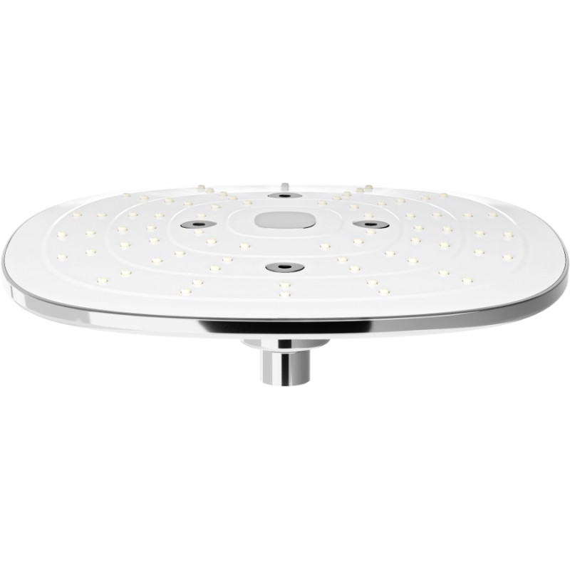 Mexen D-17 shower head 24x24 cm, chrome/white - 79717-02