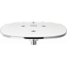 Mexen D-17 shower head 24x24 cm, chrome/white - 79717-02