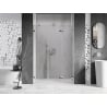 Mexen Lunar-F right folding shower door 115 cm, transparent, chrome - 836S-115-050-01-00-P
