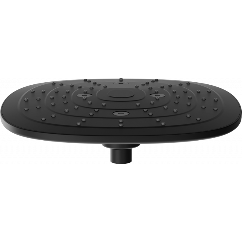 Mexen D-17 shower head 24x24 cm, black - 79717-70