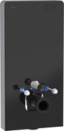 Mexen Tex Air G Pneumatic Surface-Mounted Frame for WC, Black Glass - 61150A-70