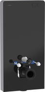 Mexen Tex Air G surface-mounted pneumatic frame for WC, black glass - 61150A-70