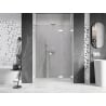 Mexen Lunar-F foldable shower door right 125 cm, transparent, white - 836S-125-050-20-00-P