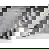 Mexen Lunar-F folding shower door, right side 140 cm, transparent, white - 836S-140-050-20-00-P