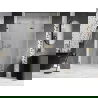 Mexen Lunar-F folding shower door right 135 cm, transparent, gold - 836S-135-050-50-00-P