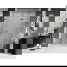 Mexen Lunar-F folding shower door right 145 cm, transparent, gold - 836S-145-050-50-00-P