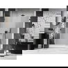 Mexen Lunar-B shower door left 120 cm, transparent, black - 832S-120-050-70-00-L