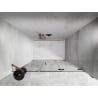 Mexen Lunar-F shower folding doors right 115 cm, transparent, pink gold - 836S-115-050-60-00-P