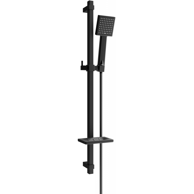 Mexen DQ45 sliding shower set, Black - 785454581-70