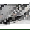 Mexen Lunar-F folding shower door right 125 cm, transparent, brushed copper - 836S-125-050-65-00-P