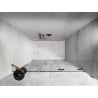 Mexen Lunar-F Folding Shower Door Right 140 cm, Transparent, Brushed Copper - 836S-140-050-65-00-P