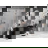 Mexen Lunar-F folding shower doors right 145 cm, transparent, brushed copper - 836S-145-050-65-00-P