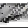 Mexen Lunar-F shower door folding right 130 cm, transparent, brushed gun gray - 836S-130-050-66-00-P