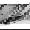 Mexen Lunar-F folding shower door right 140 cm, transparent, brushed gun gray - 836S-140-050-66-00-P