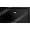 Mexen Flat slim rectangular shower tray 140 x 70 cm, Black, chrome siphon - 40707014