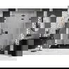 Mexen Lunar-F folding shower door right 135 cm, transparent, black - 836S-135-050-70-00-P