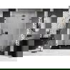 Mexen Lunar-F folding shower door right 145 cm, transparent, gun metal - 836S-145-050-95-00-P