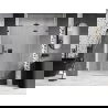 Mexen Lunar-F folding shower door right 145 cm, transparent, gun metal - 836S-145-050-95-00-P