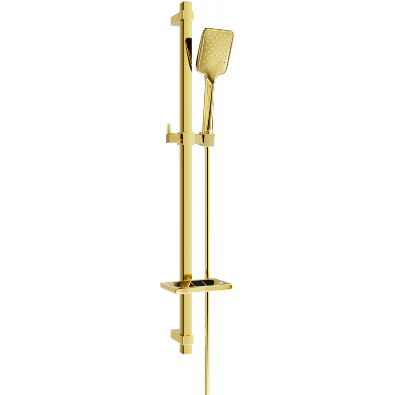 Mexen DQ62 sliding shower set, Gold - 785624581-50