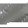 Mexen Lunar-B shower door, left side, 140 cm, transparent, brushed nickel - 832S-140-050-97-00-L