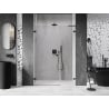 Mexen Lunar-B L Shower Door Hinged Left 110 cm, Transparent, Black - 832SL-110-050-70-00-L