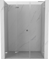 Mexen Lunar-F L folding shower door left 140 cm, transparent, chrome - 836SL-140-050-01-00-L