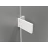 Mexen Lunar-F L folding shower door left 120 cm, transparent, white - 836SL-120-050-20-00-L