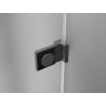 Mexen Lunar-B L left hinged shower door 115 cm, transparent, gun metal - 832SL-115-050-95-00-L