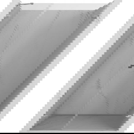 Mexen Lunar-B shower door right swing 135 cm, transparent, chrome - 832S-135-050-01-00-P