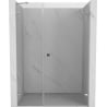Mexen Lunar-B right hinged shower door 135 cm, transparent, chrome - 832S-135-050-01-00-P