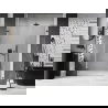 Mexen Lunar-B L shower doors, left hinged 120 cm, transparent, gun metal - 832SL-120-050-95-00-L