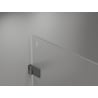 Mexen Lunar-B L left hinged shower door 135 cm, transparent, gun metal - 832SL-135-050-95-00-L
