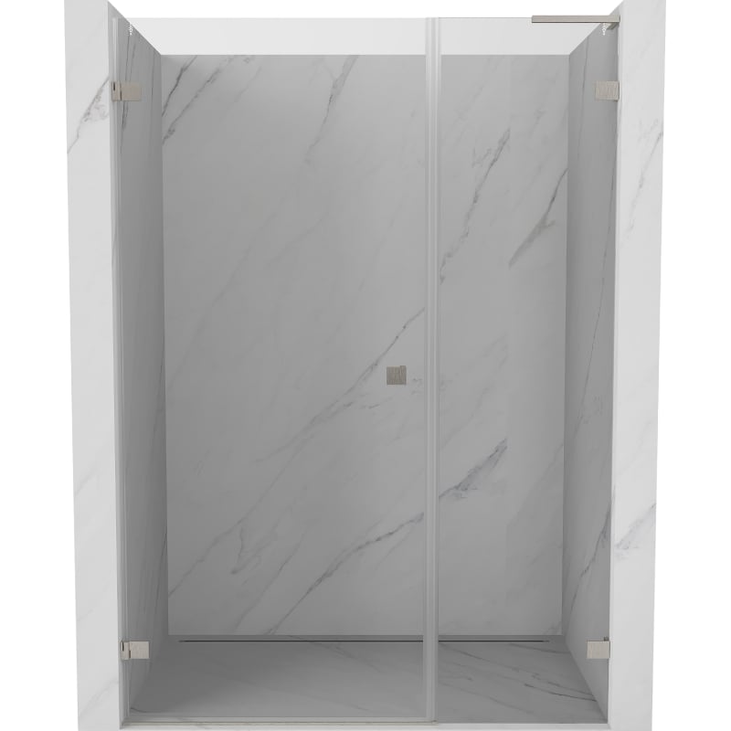 Mexen Lunar-B L shower door pivot left 120 cm, transparent, brushed nickel - 832SL-120-050-97-00-L