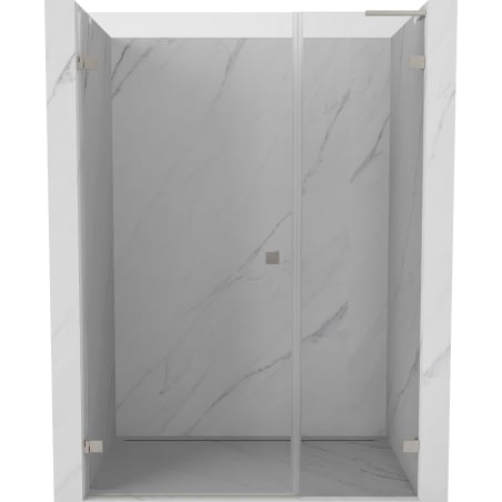 Mexen Lunar-B L shower door pivot left 120 cm, transparent, brushed nickel - 832SL-120-050-97-00-L