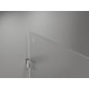 Mexen Lunar-B L shower door pivot left 120 cm, transparent, brushed nickel - 832SL-120-050-97-00-L