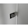 Mexen Lunar-B L pivot shower door left 125 cm, transparent, brushed nickel - 832SL-125-050-97-00-L
