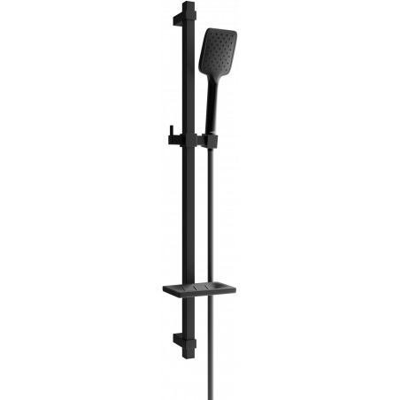 Mexen DQ62 black sliding shower set - 785624581-70