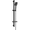 Mexen DQ62 black sliding shower set - 785624581-70