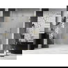 Mexen Lunar-F L folding shower door left 145 cm, transparent, gold brushed - 836SL-145-050-55-00-L