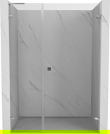 Mexen Lunar-B L right-hand hinged shower door 125 cm, transparent, chrome - 832SL-125-050-01-00-P