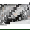 Mexen Lunar-F L folding shower door left 140 cm, transparent, rose gold - 836SL-140-050-60-00-L
