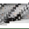Mexen Lunar-F L folding shower door left 140 cm, transparent, rose gold - 836SL-140-050-60-00-L