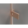 Mexen Lunar-F L folding shower door left 115 cm, transparent, brushed copper - 836SL-115-050-65-00-L
