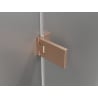 Mexen Lunar-F L folding shower door left 115 cm, transparent, brushed copper - 836SL-115-050-65-00-L