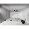 Mexen Lunar-F L folding shower door left 135 cm, transparent, brushed copper - 836SL-135-050-65-00-L