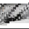 Mexen Lunar-F L folding shower door left 120 cm, transparent, gun gray brushed - 836SL-120-050-66-00-L