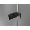 Mexen Lunar-F L foldable shower door left 135 cm, transparent, gun gray brushed - 836SL-135-050-66-00-L